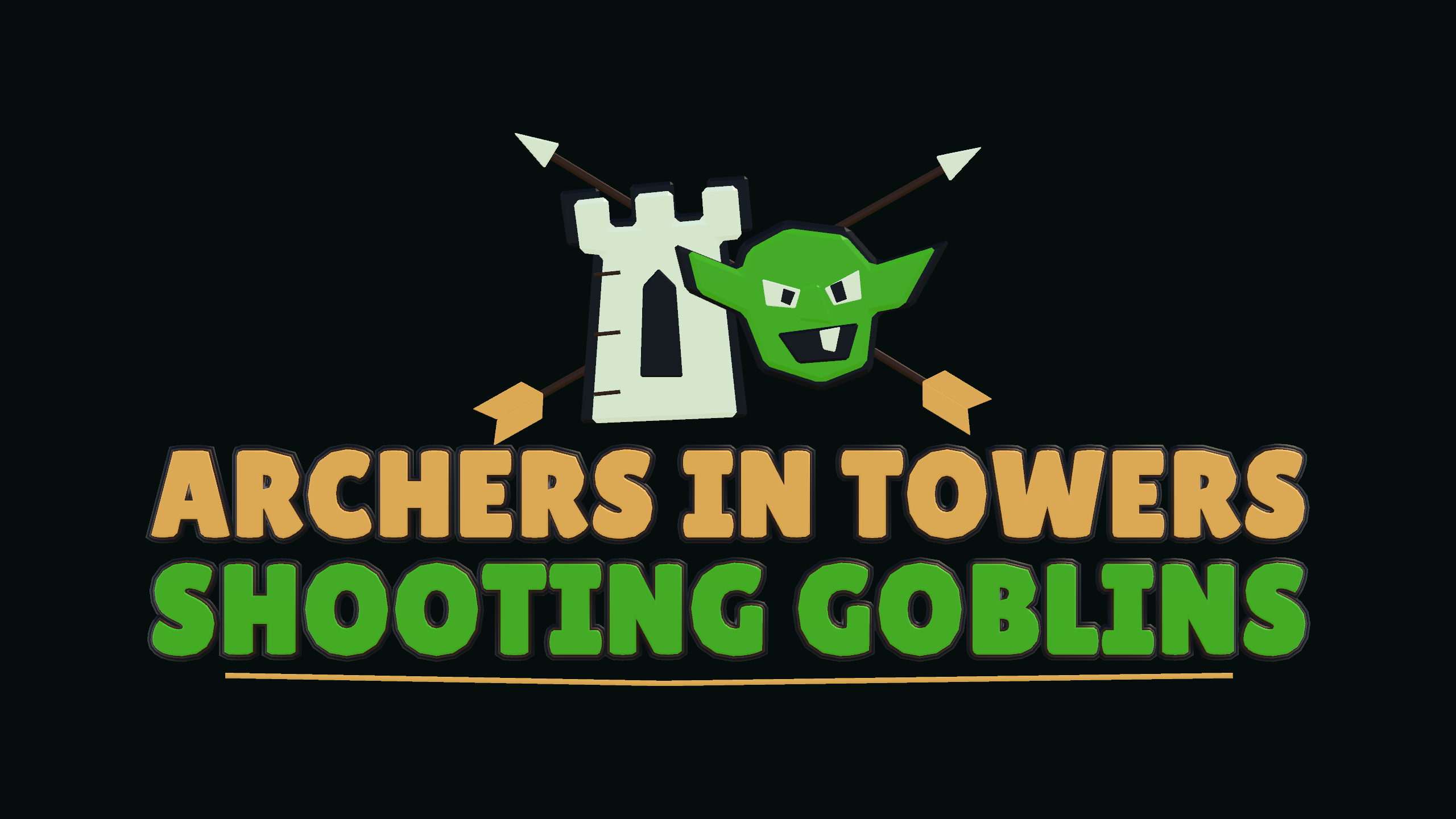 Archers in Towers Shooting Goblins